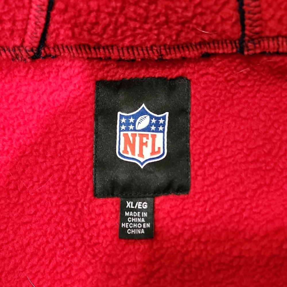 NFL Red Fleece with Logo Patch - Picture 6 of 6
